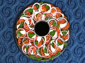 >Fresh Mozzarella & Tomato Platter Photo 1